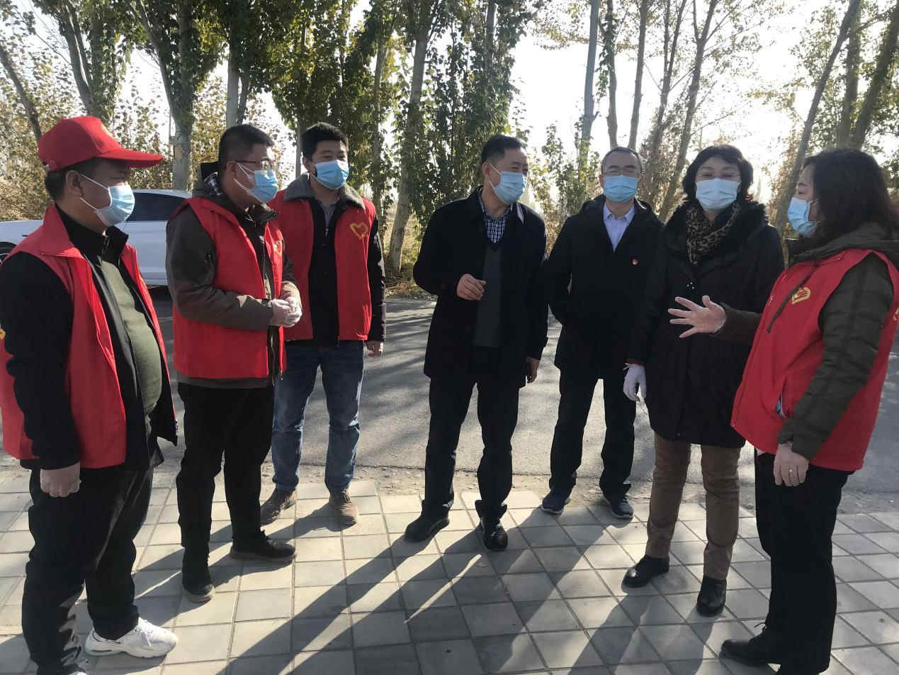 馬宗海看望慰問(wèn)疫情防控一線黨員職工