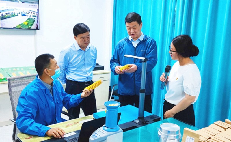 甘肅省地方金融監(jiān)管局、甘肅證監(jiān)局領(lǐng)導(dǎo)蒞臨敦煌種業(yè)調(diào)研指導(dǎo)